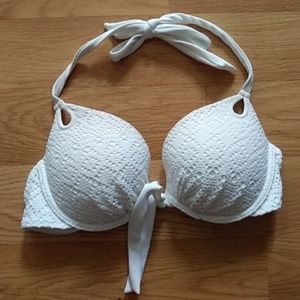 Victoria's Secret white bathing suit top